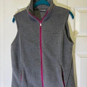 Columbia Gray Women's Vest Size Medium